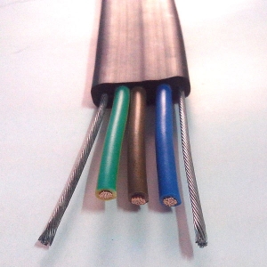 3о2.5ƽ˿ػг  2.5 core 3 square steel wire flat cable for  ...